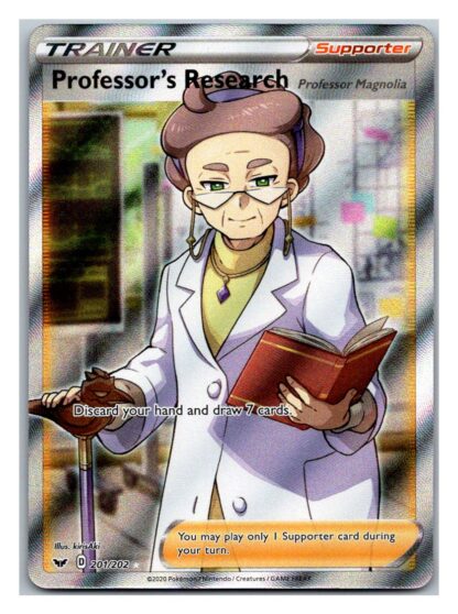 Professor's Research 201/202 Sword and Shield (Ultra Rare) (Exc Condition)