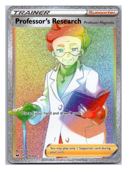 Professor's Research 209/202 Sword and Shield (Ultra Rare) (Exc Condition)