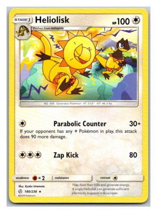 Heliolisk 180/236 Cosmic Eclipse (Rare) (Exc Condition)