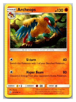 Archeops 121/236 Unified Minds (Rare) (Exc Condition)