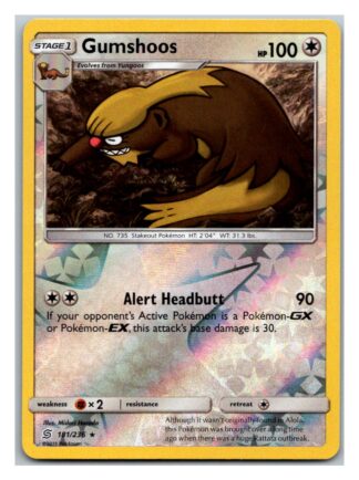 Gumshoos 181/236 Unified Minds (Reverse Holo) (Exc Condition)