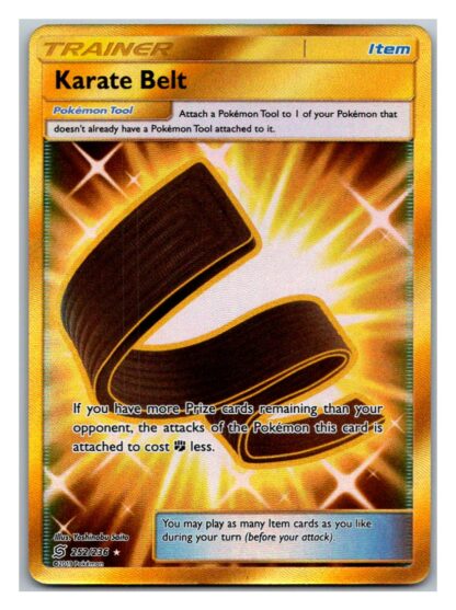 Karate Belt 252/236 Unified Minds (Ultra Rare) (Exc Condition)