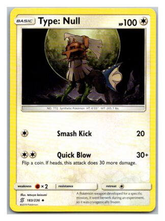 Type: Null 183/236 Unified Minds (Uncommon) (Exc Condition)