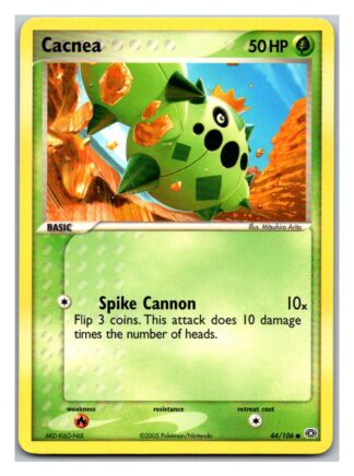 Cacnea 44/106 EX Emerald (Common) (Exc Condition)