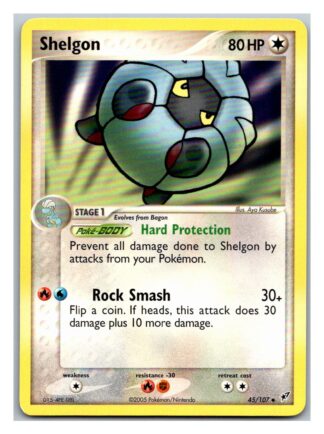 Shelgon 45/107 EX Deoxys (Uncommon) (Played Condition)