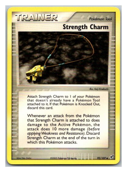 Strength Charm 92/107 EX Deoxys (Uncommon) (LP Condition)