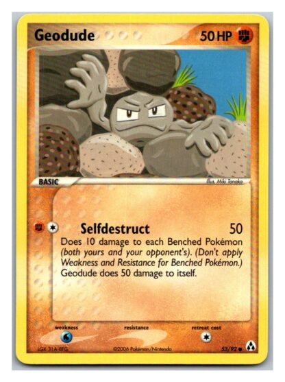 Geodude 53/92 EX Legend Maker (Common) (Exc Condition)