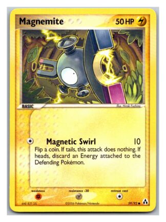 Magnemite 59/92 EX Legend Maker (Common) (P Condition)