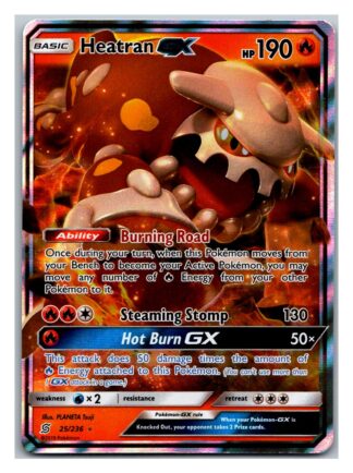 Heatran GX 25/236 Unified Minds (Ultra Rare) (Exc Condition)