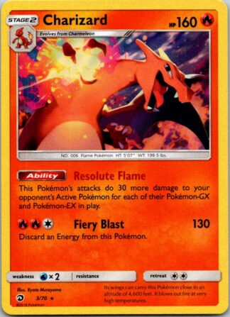 Charizard 3/70 Dragon Majesty (Holo) (Exc Condition)