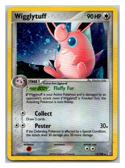 Wigglytuff 13/100 Crystal Guardians (Holo) (Exc Condition)