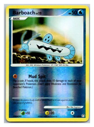 Barboach 72/123 Mysterious Treasures (Reverse Holo) (P Condition)