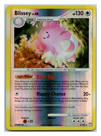 Blissey  5/123 Mysterious Treasures (Reverse Holo) (LP Condition)