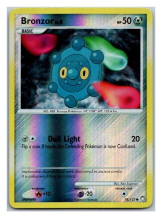 Bronzor 74/123 Mysterious Treasures (Reverse Holo) (P Condition)