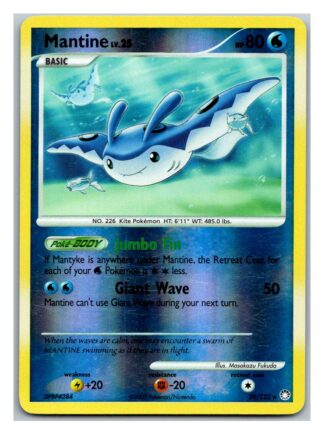 Mantine 29/123 Mysterious Treasures (Reverse Holo) (LP Condition)