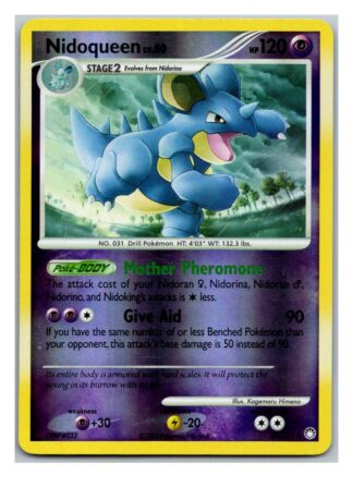 Nidoqueen 31/123 Mysterious Treasures (Reverse Holo) (LP Condition)