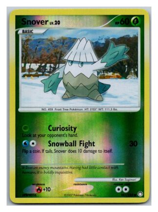 Snover 101/123 Mysterious Treasures (Reverse Holo) (LP Condition)