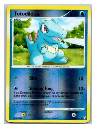 Totodile 106/123 Mysterious Treasures (Reverse Holo) (LP Condition)