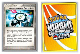 Team Galactic's Invention G-101 Energy Gain 116/127 Platinum World Championship 2009 (Exc Condition)