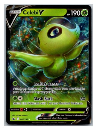Celebi V 7/198 Chilling Reign (Ultra Rare) (NM-Exc Condition)
