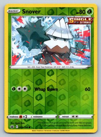 Snover 9/198 Chilling Reign (Reverse Holo) (NM-Exc Condition)