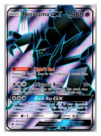 Necrozma GX 134/147 Burning Shadows (Ultra Rare) (Exc Condition)