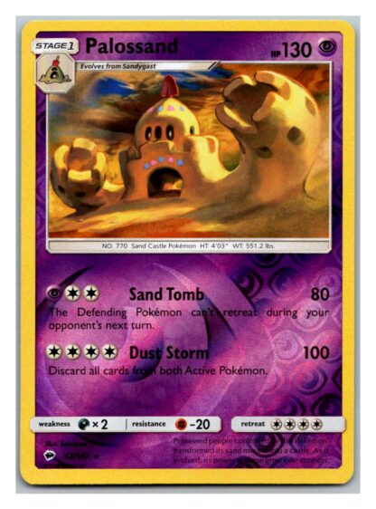 Palossand 62/147 Burning Shadows (Reverse Holo) (Exc Condition)