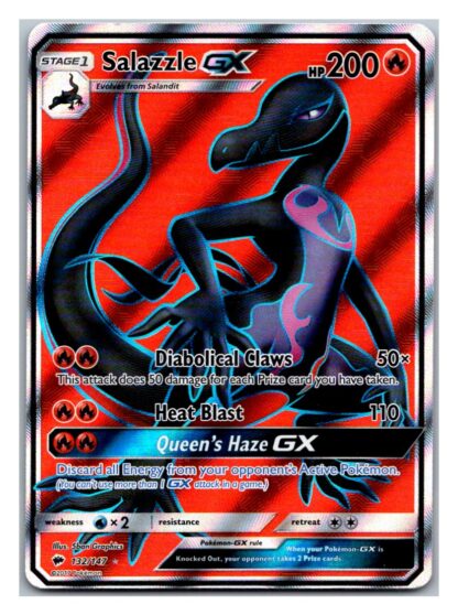 Salazzle GX 132/147 Burning Shadows (Ultra Rare) (Exc Condition)