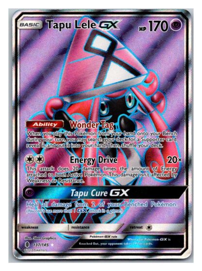 Tapu Lele GX 137/145 Guardians Rising (Ultra Rare) (Exc Condition)