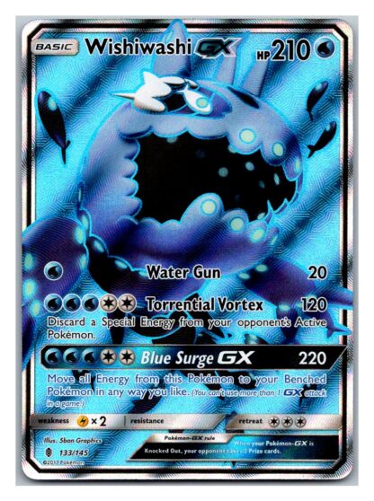 Wishiwashi GX 133/145 Guardians Rising (Ultra Rare) (Exc Condition)