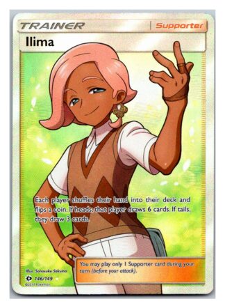 Ilima 146/149 Sun & Moon (Ultra Rare) (Exc Condition)