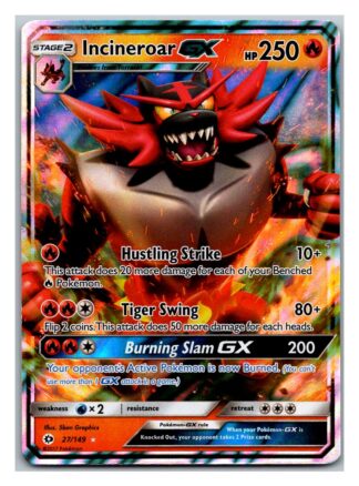 Incineroar GX 27/149 Sun & Moon (Ultra Rare) (Exc Condition)