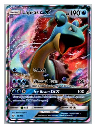 Lapras GX 35/149 Sun & Moon (Ultra Rare) (Exc Condition)
