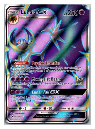 Lunala GX 141/149 Sun & Moon (Ultra Rare) (Exc Condition)