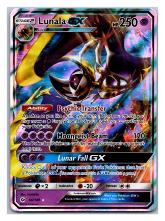 Lunala GX 66/149 Sun & Moon (Ultra Rare) (Exc Condition)