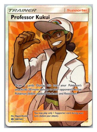 Professor Kukui 148/149 Sun & Moon (Ultra Rare) (Exc Condition)