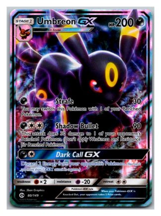 Umbreon GX 80/149 Sun & Moon (Ultra Rare) (Exc Condition)