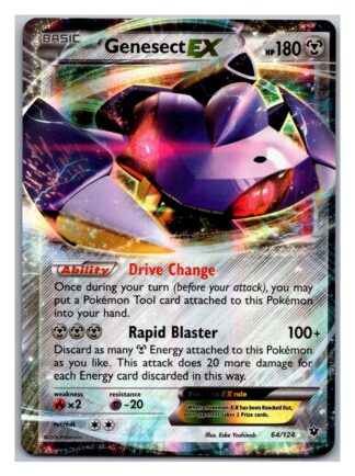 Genesect EX 64/124 Fates Collide (Ultra Rare) (Exc Condition)