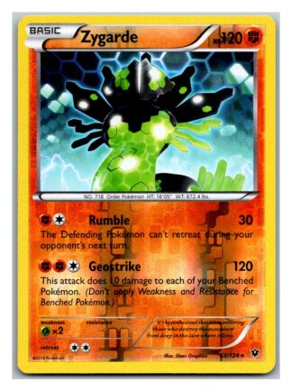 Zygarde 53/124 Fates Collide (Reverse Holo) (Exc Condition)
