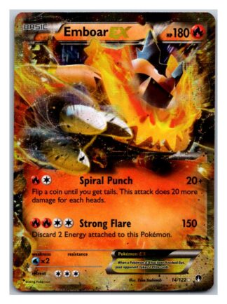 Emboar EX 14/122 Breakpoint (Ultra Rare) (Exc Condition)