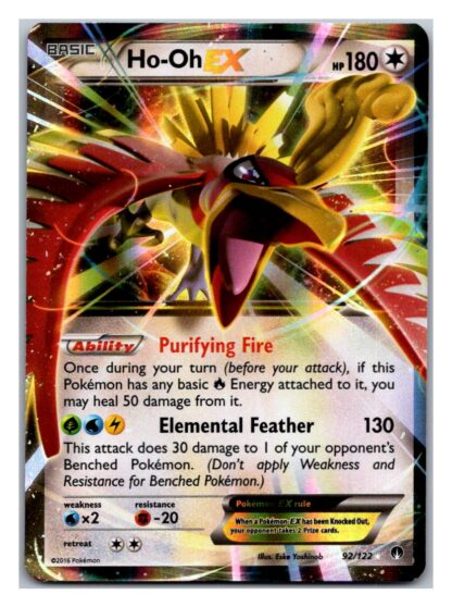 Ho-Oh EX 92/122 Breakpoint (Ultra Rare) (Exc Condition)