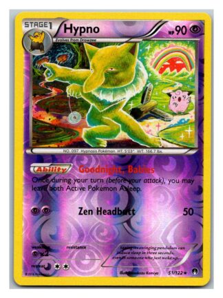 Hypno 51/122 Breakpoint (Reverse Holo) (Exc Condition)
