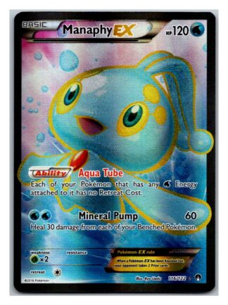 Manaphy EX 116/122 Breakpoint (Ultra Rare) (Exc Condition)