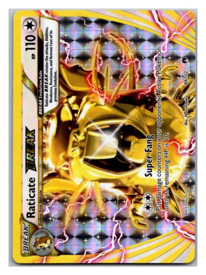 Raticate Break 88/122 Breakpoint (Ultra Rare) (Exc Condition)