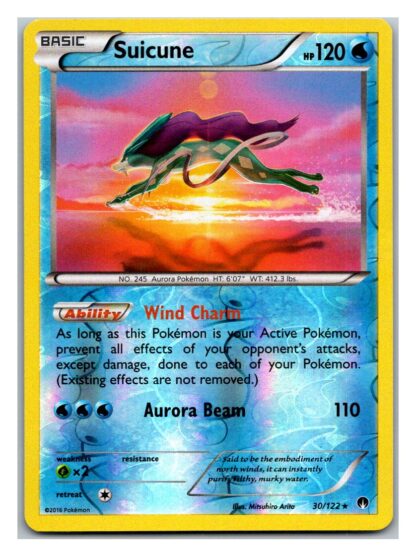 Suicune 30/122 Breakpoint (Reverse Holo) (Exc Condition)