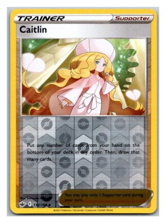 Caitlin 132/198 Chilling Reign (Reverse Holo) (NM-Exc Condition)