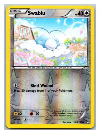 Swablu 124/162 Breakthrough (Reverse Holo) (LP Condition)