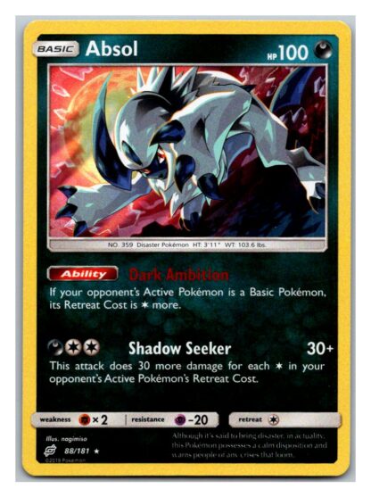 Absol 88/181 Team Up (Reverse Holo) (Exc Condition)