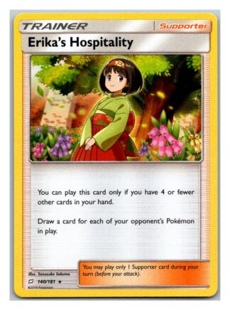 Erika's Hospitality 140/181 Team Up (Holo) (Exc Condition)