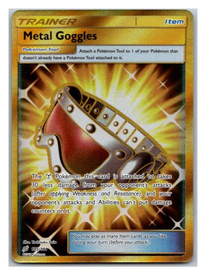 Metal Goggles 195/181 Team Up (Ultra Rare) (Exc Condition)